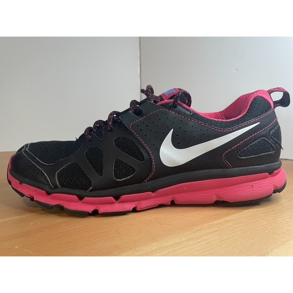 Nike Flex Trail Black/Pink Running Athletic Shoes | Women's Size 10 US - Picture 3 of 11